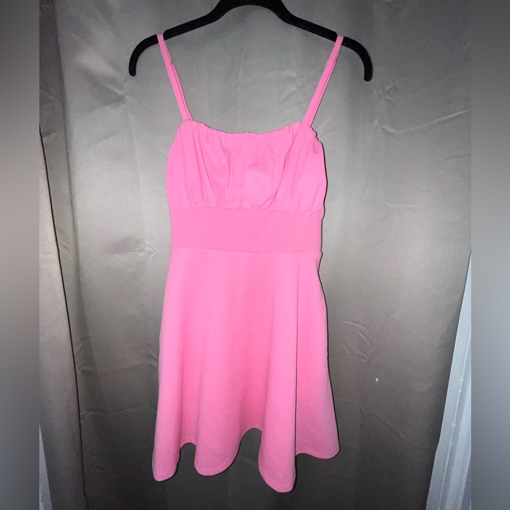 Francesca’s Pink Babydoll Dress